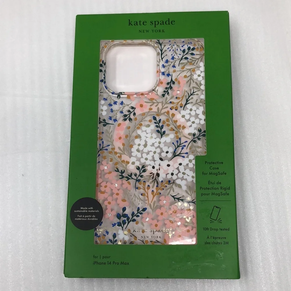 NEW Kate Spade New York iPhone 14 Pro Max Case Protective Case MagSafe Flowers